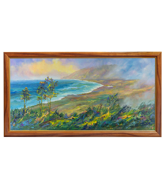 Original Painting "Keokea Maui 12/2023" by Michael Powell 48x24