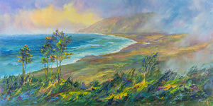 Original Painting "Keokea Maui 12/2023" by Michael Powell 48x24