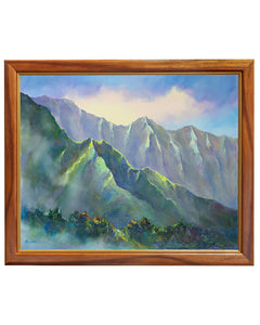 Original Painting "Ko'olau Last Light 07/2023" by Michael Powell