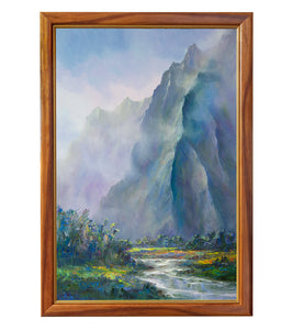 Original Painting "Ko'olau Soft Rain 06/2023" by Michael Powell