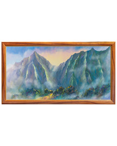 Original Painting "Pali Afternoon Light 05/2023" by Michael Powell