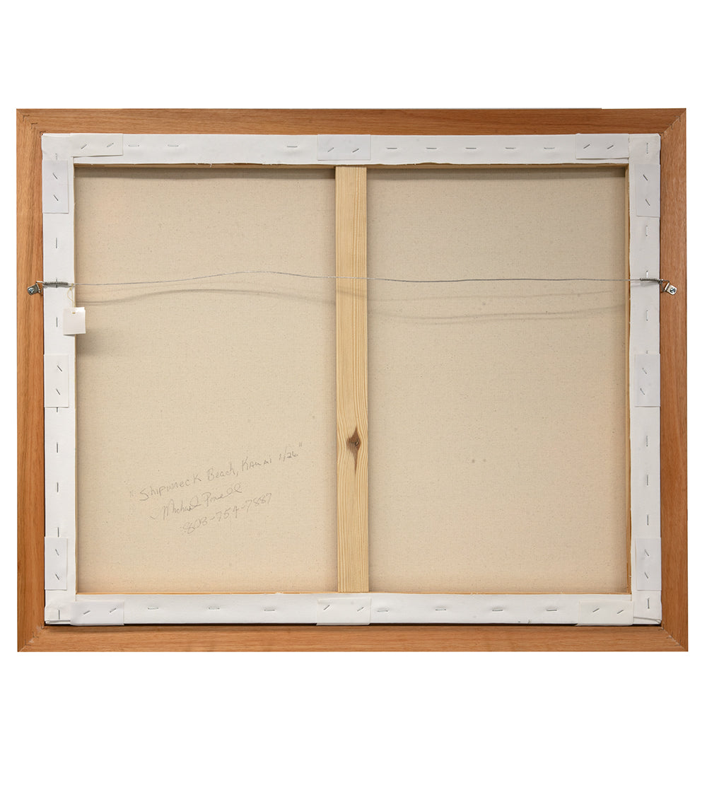 Original Painting: Shipwreck Beach, Kauai 1/26 by Michael Powell 30x24