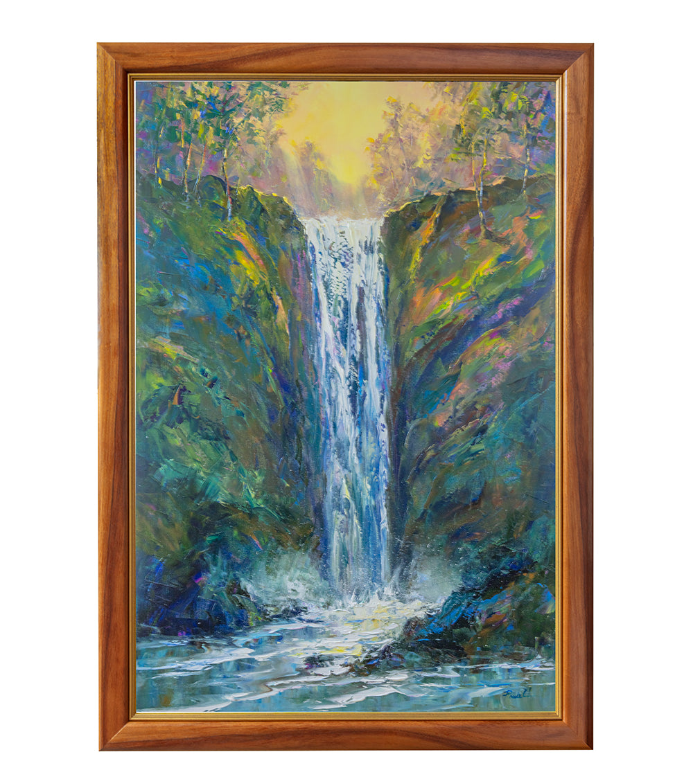 Original Painting "Waterfall 12/2023" by Michael Powell 24x36