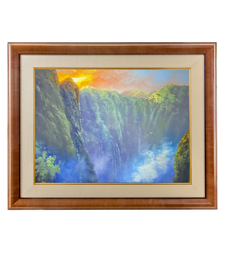 Original Painting: Pali, Rising Sun by George Eguchi