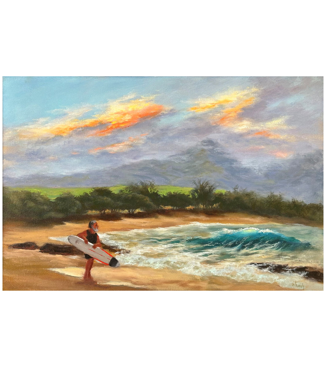 Pau Hana Surf Session by Deb Lynch