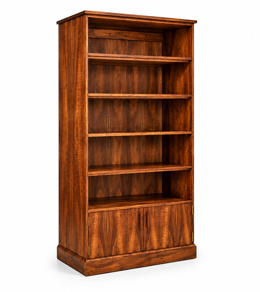 Plantation Bookcase w/Bottom Double Doors