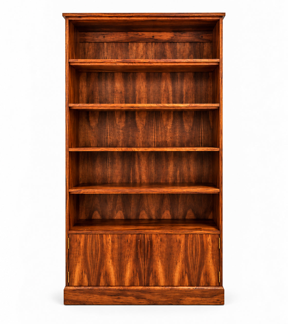 Plantation Bookcase w/Bottom Double Doors
