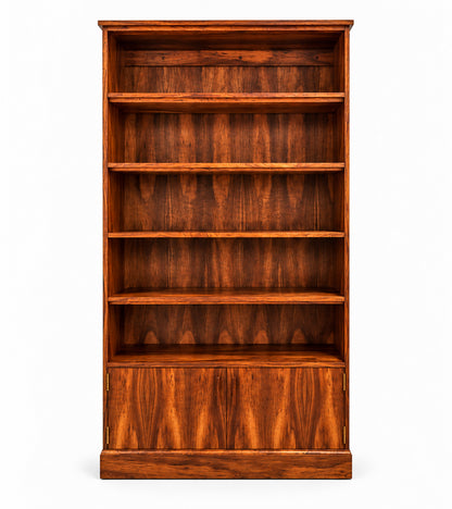 Plantation Bookcase w/Bottom Double Doors