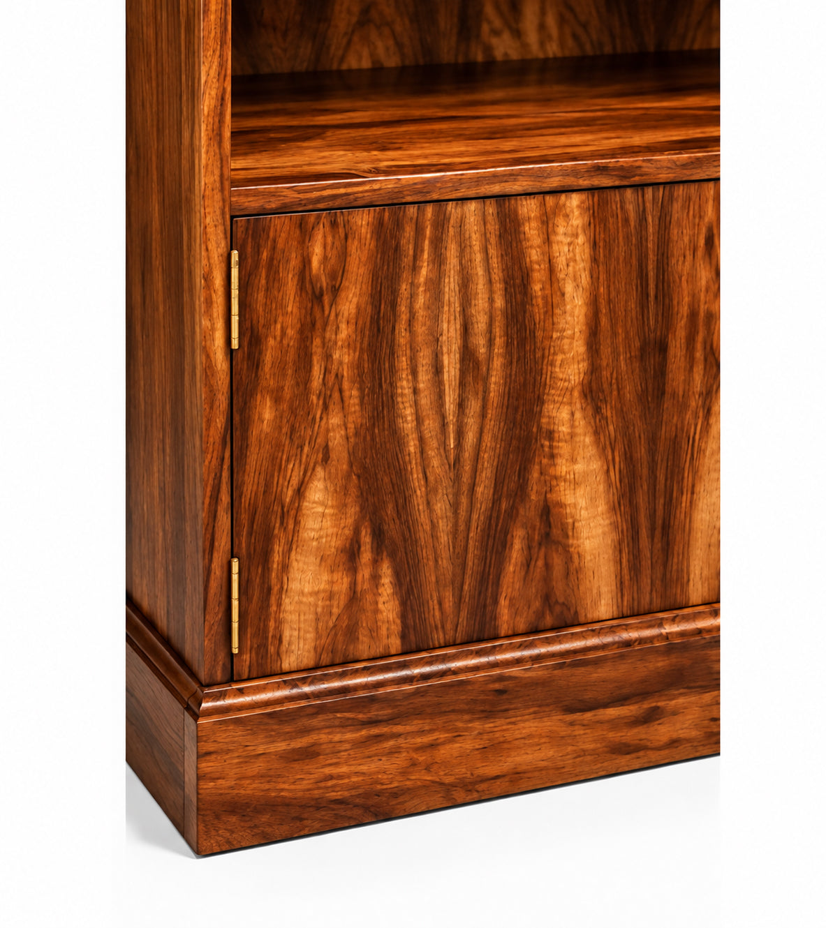 Plantation Bookcase w/Bottom Double Doors