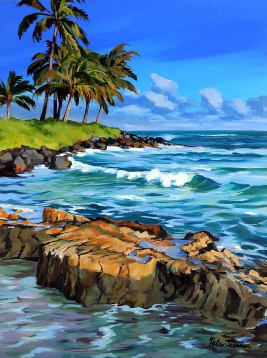 Poipu Beaches by Helen Turner