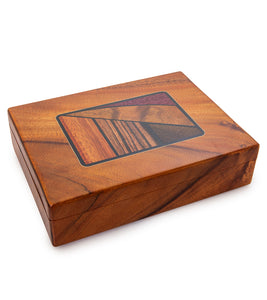 "Solitude" Koa Marquetry Box