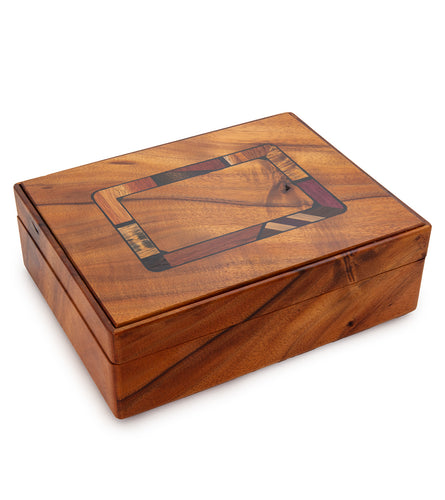 Captivate Koa Marquetry Box