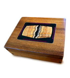 "Swoon" Koa Marquetry Box