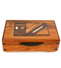 Caja de marquetería de koa "enérgica"