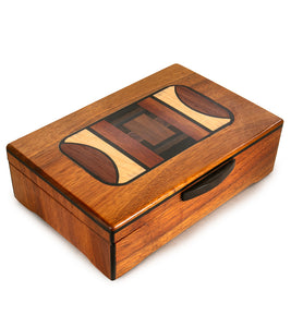 "Magnetic" Koa Marquetry Box