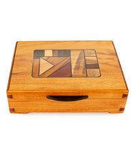 Caja de marquetería de koa "Free Flow"