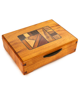 "Free Flow" Koa Marquetry Box