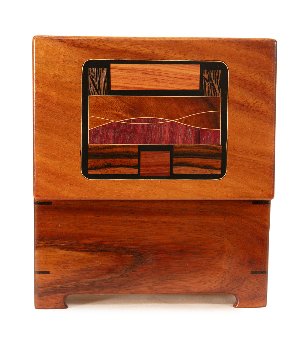 "Inspire" Koa Marquetry Box