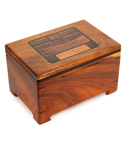 "Inspire" Koa Marquetry Box