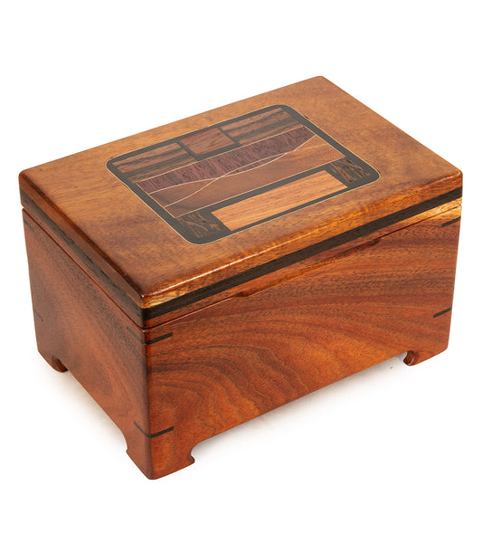 "Inspire" Koa Marquetry Box