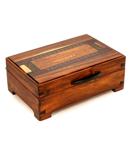 "Victory" Koa Marquetry Box