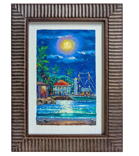 ロマン・チェルウィンスキー作「マウイ島のサンセットセーリング」