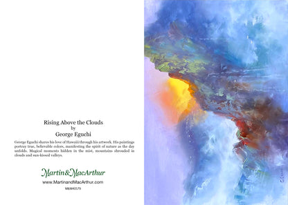 Greeting Card "Rising Above the Clouds" by George Eguchi