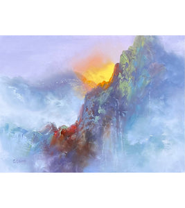 Greeting Card "Rising Above the Clouds" by George Eguchi
