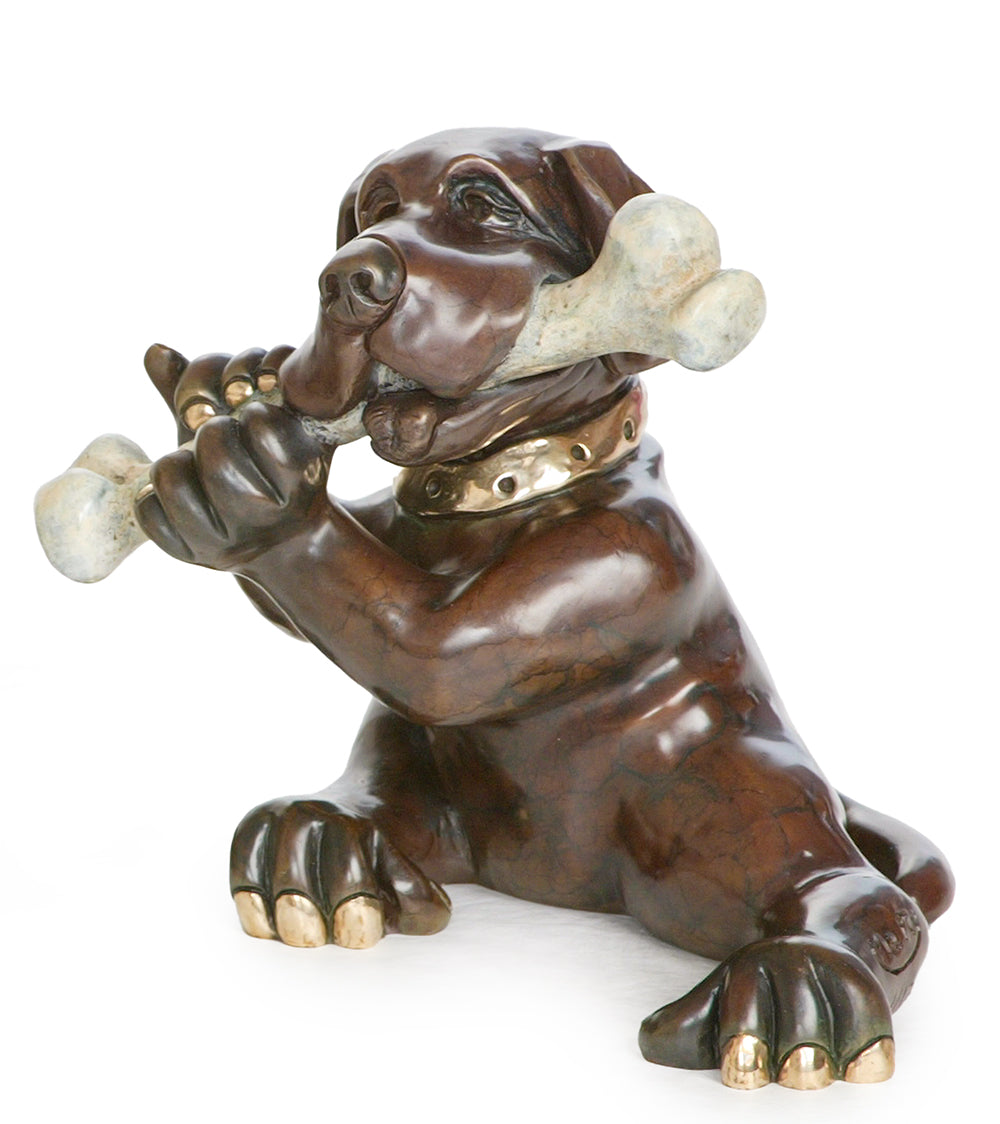 Bronze Sculpture "Rosie" by Marty Goldstein