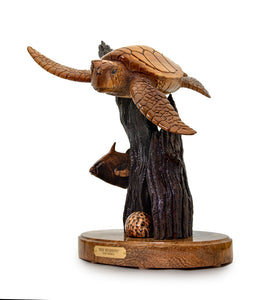 Koa Wood Sculpture "Reef Residents"