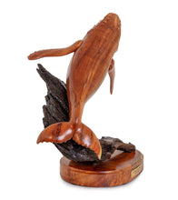 Koa Wood Sculpture "Whale of a Time"