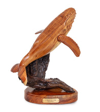 Koa Wood Sculpture "Whale of a Time"