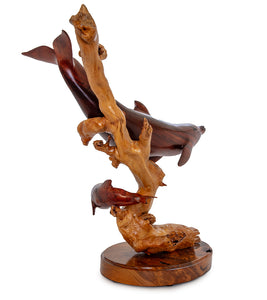 Koa Wood Sculpture "Kindred Connection"