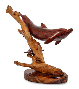 Koa Wood Sculpture "Kindred Connection"