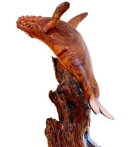 Koa Wood Sculpture "Pacific Song & Dance" by Craig Nichols