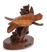 Koa Wood Sculpture "Hawaiian Honu" by Craig Nichols