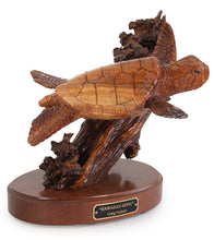 Koa Wood Sculpture "Hawaiian Honu" by Craig Nichols