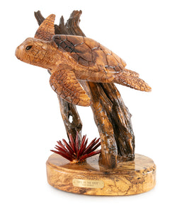 Koa Wood Sculpture "Life on the Reef" by Craig Nichols