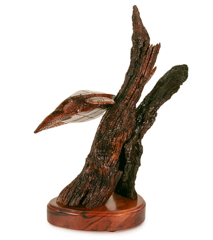 クレイグ・ニコルズ作 コア材彫刻「リーフ・レジデンツ」