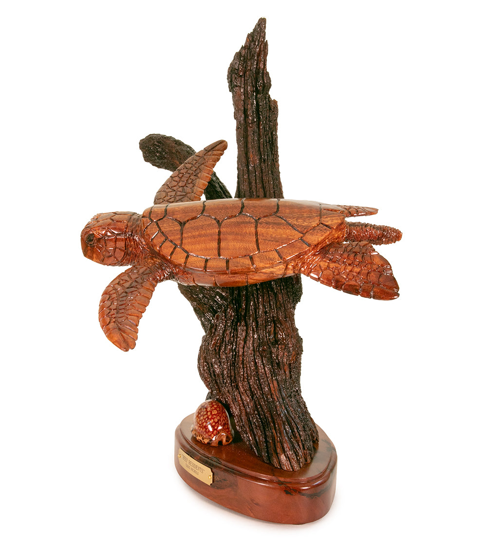 クレイグ・ニコルズ作 コア材彫刻「リーフ・レジデンツ」