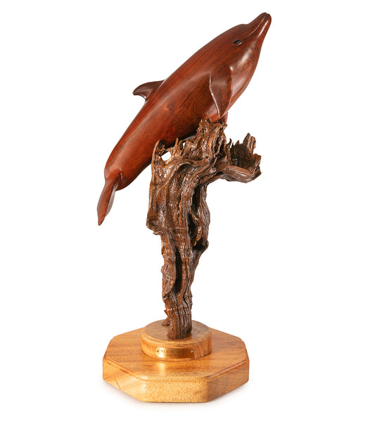 Koa Wood Sculpture "Majestic Moment" by Craig Nichols