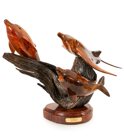 コアウッド彫刻「アイランド・カマアイナ」クレイグ・ニコルズ作