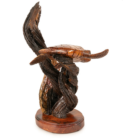 クレイグ・ニコルズ作 コア材彫刻「リーフ・アロハ」