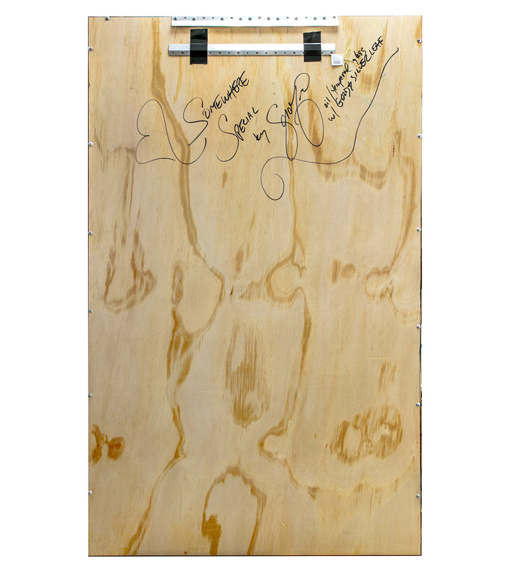 Original Painting on Glass "Somewhere Special" by Josh Serafin