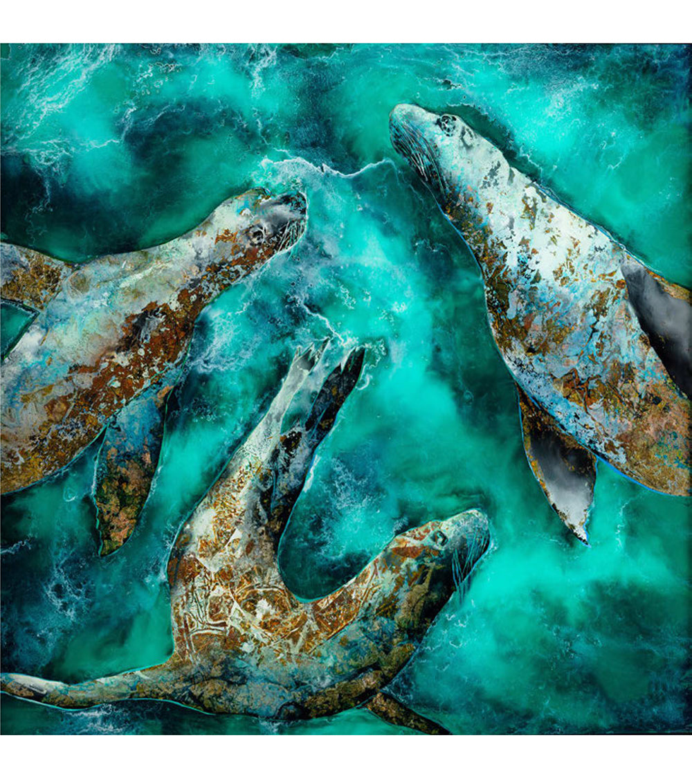 Limited Edition Acrylic Print "Best Friends" by Josh Serafin