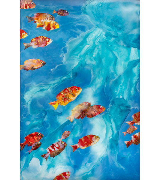 Limited Edition Acrylic Print "Making New Friends" by Josh Serafin