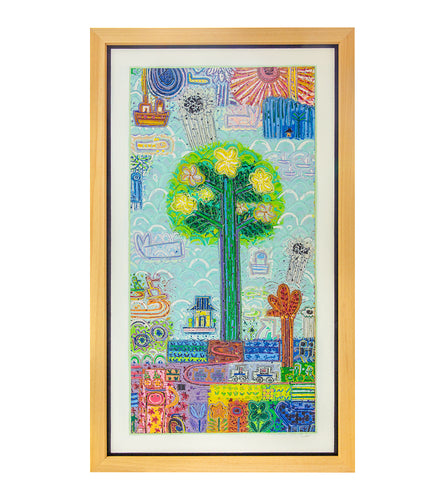 Original Woodblock Painting 