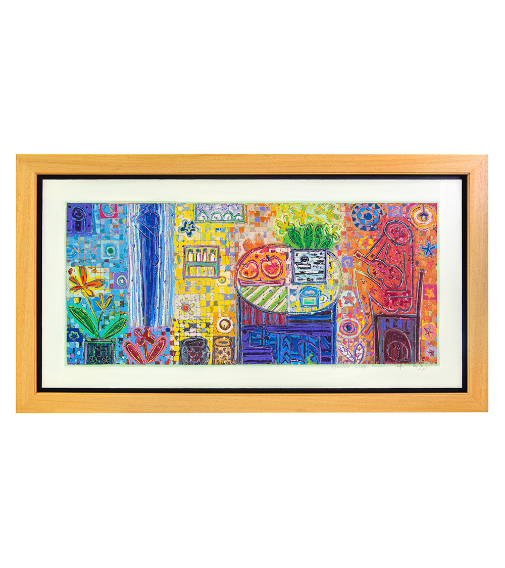 Original Woodblock Painting 