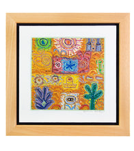 Original Woodblock Painting "Good Luck" by Seung Lee