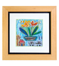 Original Woodblock Painting "Winter" by Seung Lee